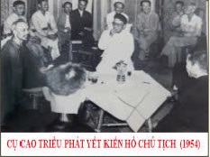 Cụ Cao Triều Phát tiếp kiến Chủ tịch Hồ Chí Minh